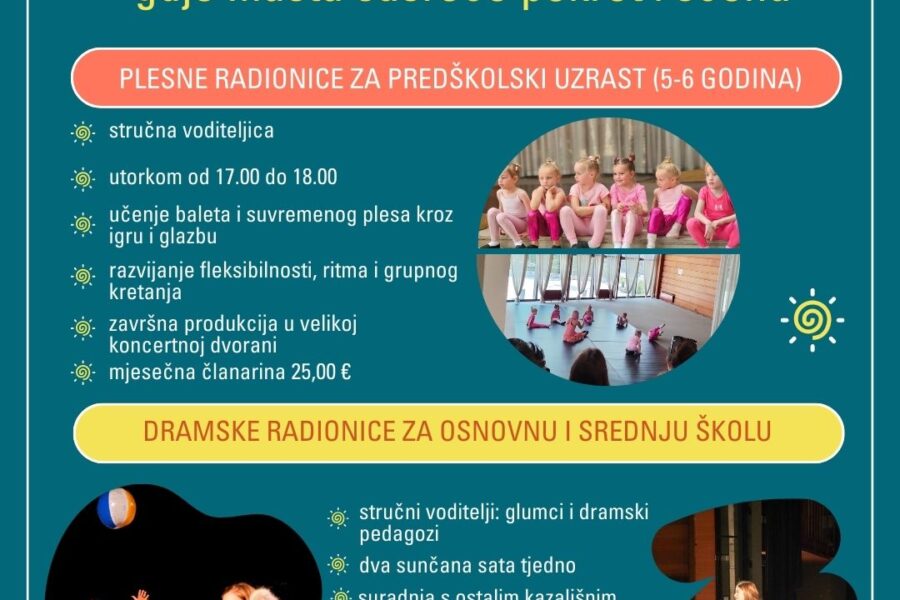 Umjetničke radionice u Spomen domu – za djecu i odrasle