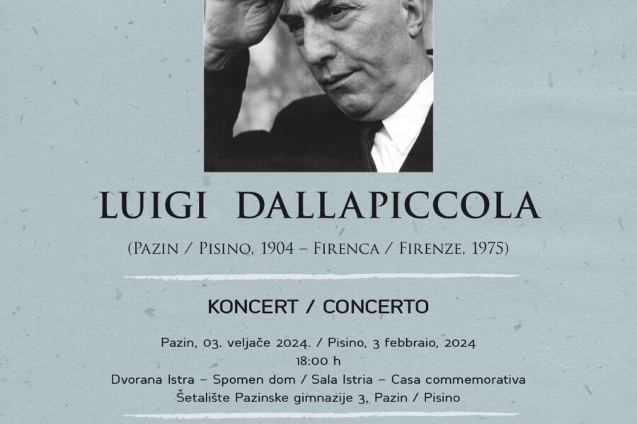 Koncert Luigi Dallapiccola – 120. obljetnica rođenja