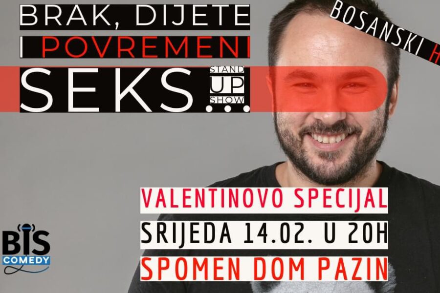Stand up Valentinovo u Spomen domu